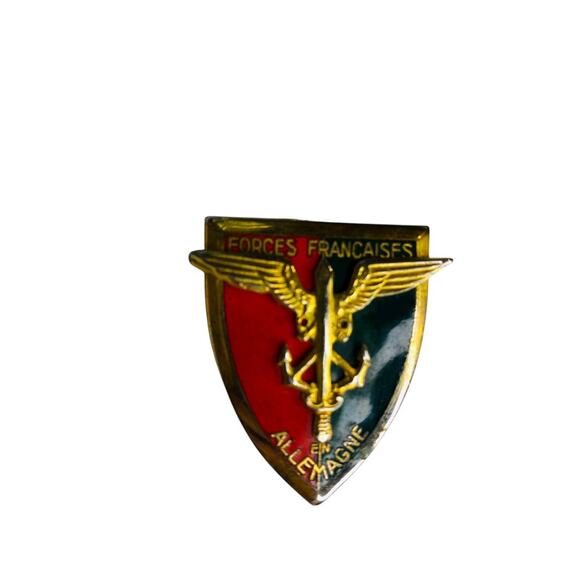 French Forces in Germany Forces Françaises en Allemagne FFA Pin 1.75" - Picture 4 of 6